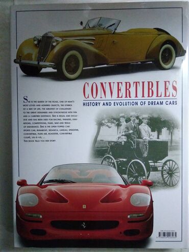 Knjige i stripovi: Knjiga:Convertibles History and Evolution 352 str. super veliki format — 10