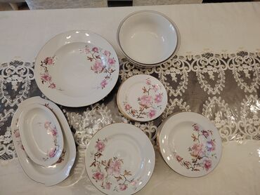 Nahar dəstləri və servizlər: Nahar dəsti, rəng - Ağ, Farfor — 2