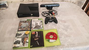 x box 360: Xbox 360 (Slim) oyun konsolu paketi Komplekt: - Xbox 360 Slim konsolu — 1