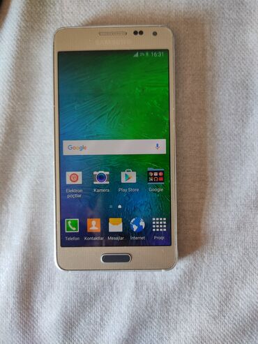 telefon elanları: Samsung Galaxy Alpha, 32 GB, rəng - Qızılı, Sensor