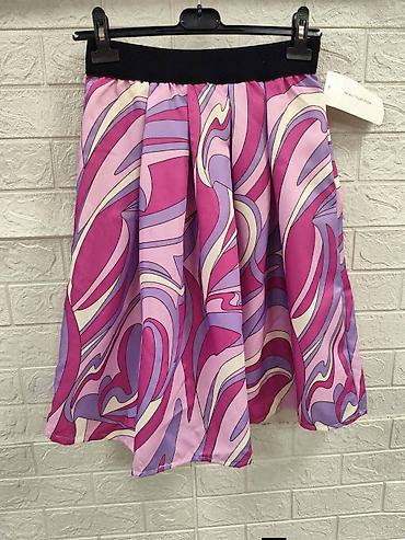 Suknje: Ženska midi suknja A-kroja sa visokim strukom - Silueta: raskošno — 7