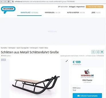 razite: Sanke od metala sa drvenim letvicama – robusne i stabilne za uživanje — 3