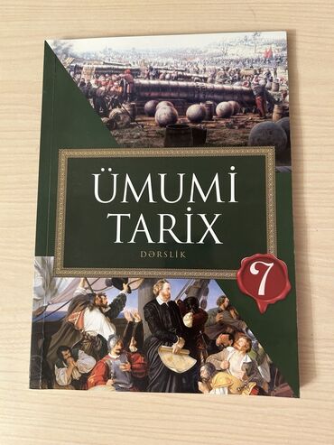 ümumi tarix 7 dərslik: 7ci sinif ümumi tarix son nəşr. Yarı qiymətə satılır