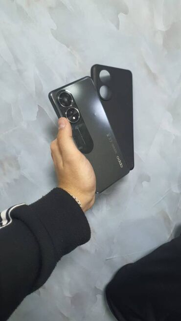 телефон fly fs506 cirrus 3: Oppo A58 4G, 128 GB, rəng - Qara, Zəmanət, Barmaq izi, Simsiz şarj