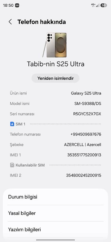 galaxy note 20 ultra: Samsung Galaxy S25 Ultra, rəng - Qızılı, İki sim kartlı — 1