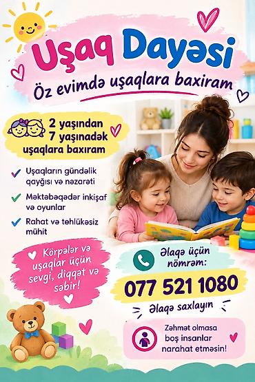 репетитор по геометрии 6 класс: Uşaq dayəsi xidməti — öz evimdə peşəkar qayğı - 2 yaşından 7 — 1