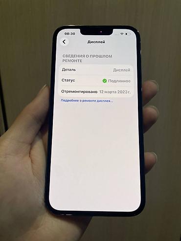 128: IPhone 13 Pro, Новый, 128 ГБ, Графит, Зарядное устройство, Кабель, Коробка, 100 % — 5