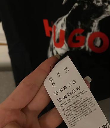 Muška odeća: HUGO muška majica kratkih rukava - Model: crna T-shirt sa okruglim — 3