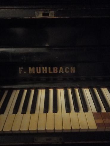 Musiqi alətləri: F. Muhlbach pianinosu – akustik upright model Xüsusiyyətlər: - — 3