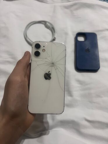 telefon aksesuarı: IPhone 12 mini, 64 GB, White Titanium