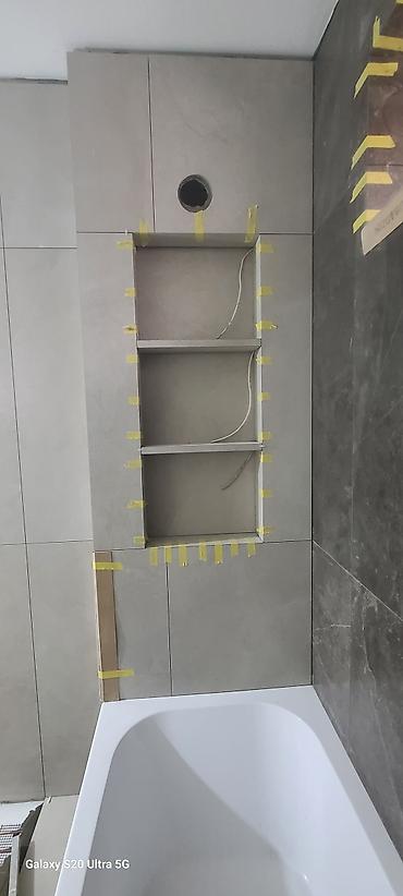 Укладка плитки: Подготовка стен для грунтовки, Резка плитки, Гидроизоляционные работы | Керамическая плитка, Керамогранитая плитка, Мозаичная плитка Больше 6 лет опыта — 20