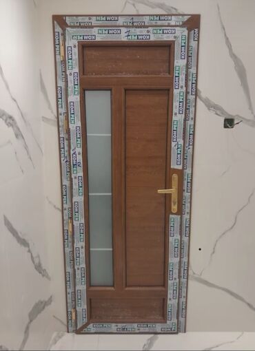 Plastik pəncərələr: Yeni İkiqat şüşə paketi Plastik pəncərə, Еni: 1 sm, Uzunluğu: 100 sm, Pulsuz quraşdırma — 24