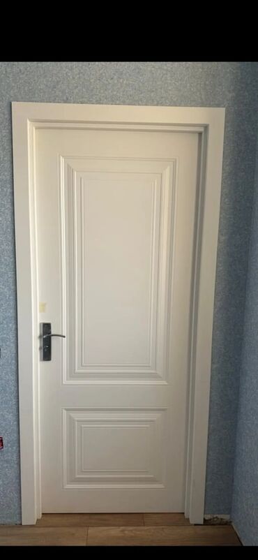 Otaq qapıları: Yataq otağı üçün Yeni Otaq qapısı 90x205 sm Naliçnik ilə, Zəmanətli, Ödənişli quraşdırma, Pulsuz çatdırılma — 12