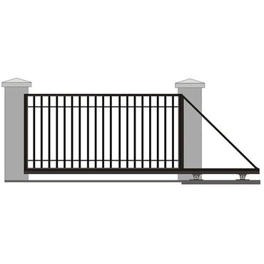 Откатные ворота: ВОРОТА | ДАРБАЗА Все виды автоматических ворот! Откатные ворота — 13