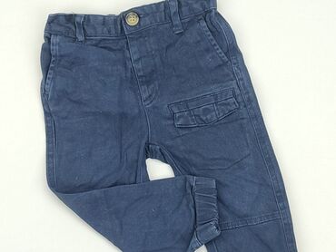 trampki jeansowe: Spodnie jeansowe, 6-9 m, stan - Bardzo dobry