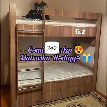 *2 Mərtəbə Çarpayı ✔️340Azn* ✔️Rəng seçimi sərbəst ✔️Ölçü: 180/80 lalafo.az -da *2 Mərtəbə Çarpayı ✔️340Azn* ✔️Rəng seçimi sərbəst ✔️Ölçü: 180/80