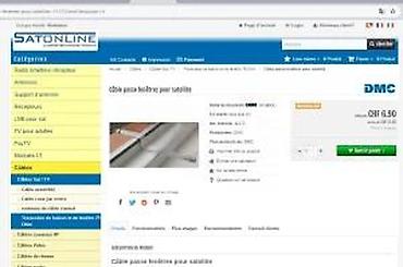 Tehnički kablovi: Ravan koaksijalni “passe-fenêtre” konektor/kabl za prozor – za prolaz — 16