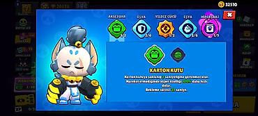 musiqili yeni il oyuncaqları: Brawl Stars hesabı – 20,838 kubok, 11‑ci səviyyə hesab - Trofeylər — 4