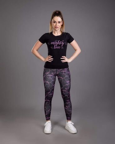 Gornji i donji deo: 2XL (EU 44), 3XL (EU 46), 4XL (EU 48), Leopard, krokodil, zebra, Sa ilustracijom, Geometrijski — 5