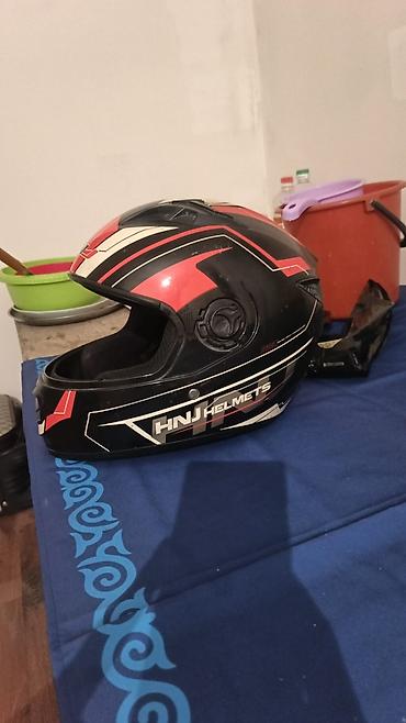 дорого: Мотошлем полноразмерный HNJ Helmets - Тип: интеграл (закрытый шлем) - — 1