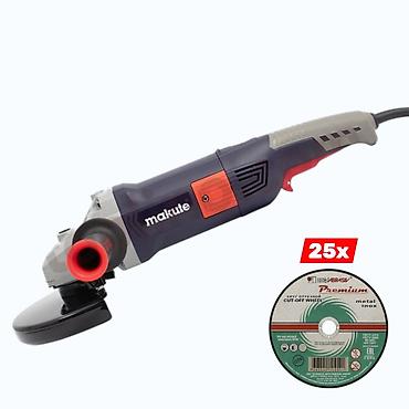 Elektrik əl alətləri: №: 2954 Məhsulun adı: Cilalama maşını AG218 UM-S67, 180/1800 Brend — 1