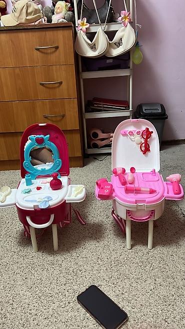 детские зубные щетки: Детский игровой набор 2-в-1 в виде рюкзачков-трансформеров: - Розовый — 1