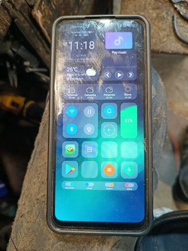 kohnə telefonlar: Redmi 10C, 128 GB, rəng - Qara, Barmaq izi, İki sim kartlı