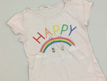 żółta bluzka z krótkim rękawem: T-shirt, H&M, 5-6 years, 110-116 cm, condition - Very good