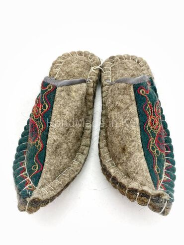 Другая мужская обувь: Войлочные тапочки, остроносые, "ПАДИШАХ", мужские ручной работы — 12