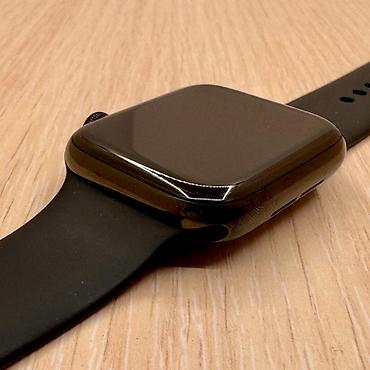 Акылдуу сааттар: Продаю Apple watch Stainless Steel series 5 44mm space black — 4