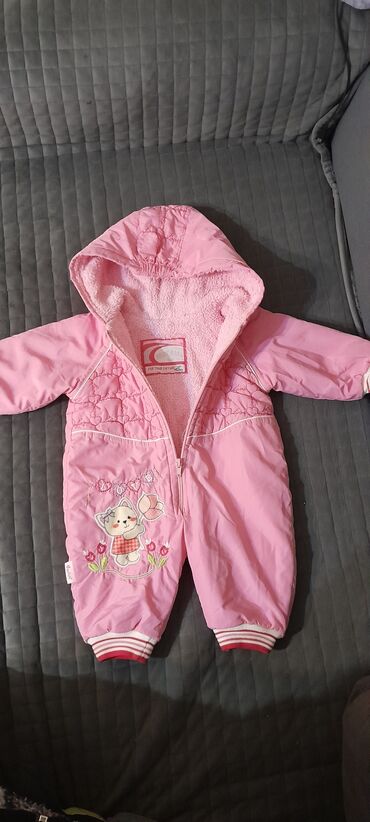 детские длинные пуховики: Комбинезон, Для девочек, 3 - 6 мес., Baby Pink