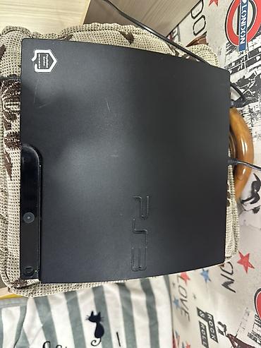 Видеоигры и приставки: Sony PlayStation 3 (PS3) Slim komplekti - Konsol: PS3 Slim (orijinal — 2