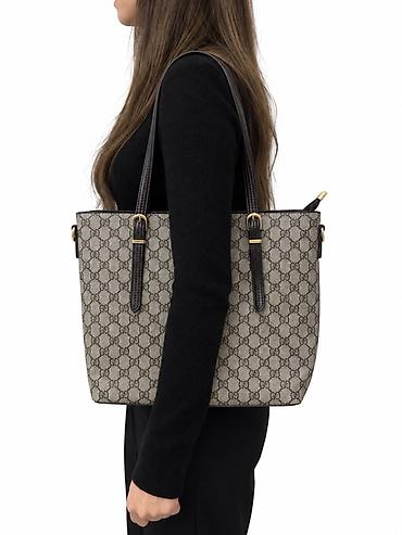 пояс поясничный: Классическая сумка, Gucci, Материал: Комбинированный материал, Застежка на молнии, Женские, Новый — 1