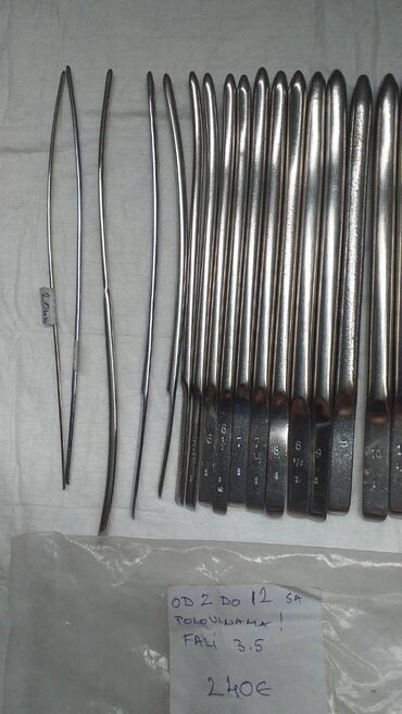 Ostali medicinski proizvodi: Hegar dilatatori Kao sa slika Cene već od 240 eura Ne odgovaram na na lalafo.rs — 21 Ostali medicinski proizvodi: Hegar dilatatori Kao sa slika Cene već od 240 eura Ne odgovaram na — 21