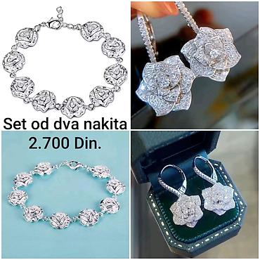 breitling sat cena: Posrebreni set nakita od hirurskog čelika sa žigom S925 – narukvica i — 1