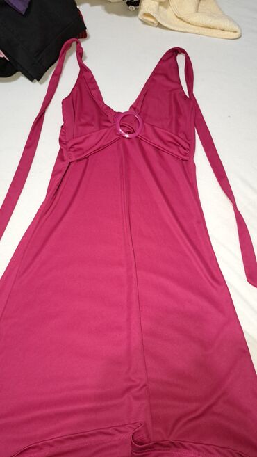 haljine u gloknu: M (EU 38), bоја - Roze, Večernji, maturski, Drugi tip rukava