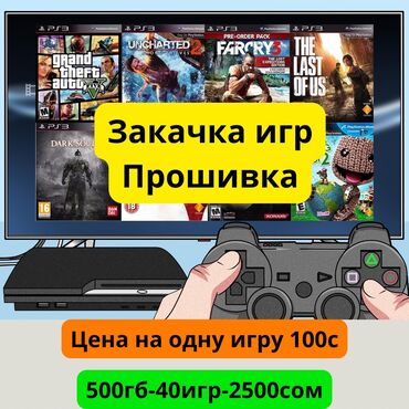 Игры для PlayStation: Прошивка и чистка PlayStation: PS4, PS3, по доступным ценам!