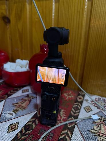 ucuz noutbuk: DJI Osmo Pocket 3 əl gimbal kamerası Salam ideal vəziyyətdədir təcili — 4