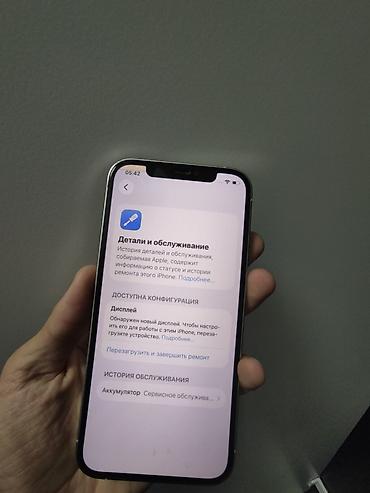 580 sapphire: IPhone 12 Pro, Б/у, 128 ГБ, Blue Titanium, Кабель, 73 % — 6