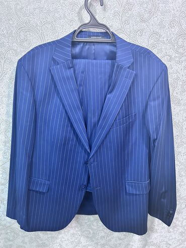 брючный костюм размер 52 54: Костюм 7XL (EU 54), цвет - Синий