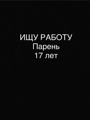 Ищу подработку. Парень, 17 лет. Готов к простым задачам и помощи по