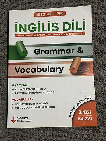 mekteb çanta: Məhsul: “İngilis Dili – Grammar & Vocabulary” (Nərgiz R. Nəcəf, NR — 1