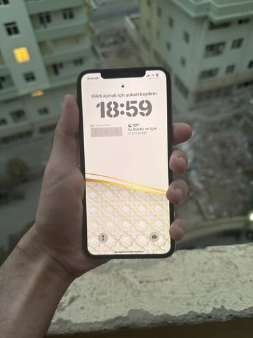 azercell abune elaqe: IPhone Xs Max, 64 GB, Qızılı, Face ID, Simsiz şarj