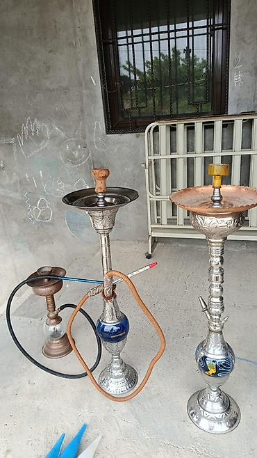 qelyan tutunu: Məhsul: Qəlyan dəsti (3 ədəd) Xüsusiyyətlər: - Material: metal gövdə — 1