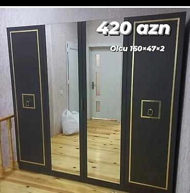 Dolablar: Gardirob şkaf - Qiymət: 420 AZN - Ölçü: 160 × 47 × 2 Xüsusiyyətlər — 1