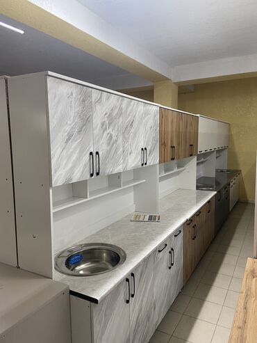 Кухонные гарнитуры: Кухонный гарнитур, Новый, В рассрочку, МДФ, Бесплатная доставка — 11