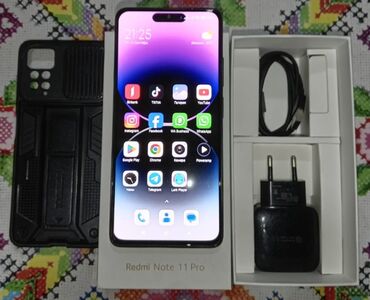 xiaomi note 11 pro qiymeti: Xiaomi Redmi Note 11 Pro, 128 GB, rəng - Qara, 
 Sensor, Barmaq izi, İki sim kartlı