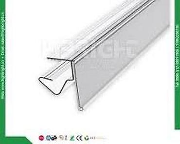 vitrin dolab: PVC qiymət cibləri və rəf etiket profilləri - Material: yüksək — 5