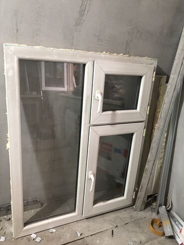 ремонт пвх окон: Пластиковое окно, Поворотное, цвет - Белый, Б/у, 125 *98, Самовывоз
