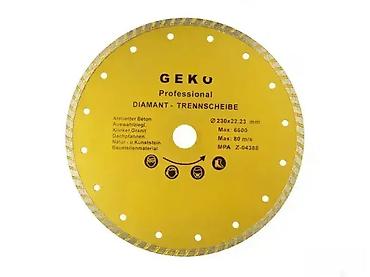 haina electric tools: Ploča za sečenje armiranog betona TURBO 230 mm (rupa 22 mm) GEKO 💎 — 1